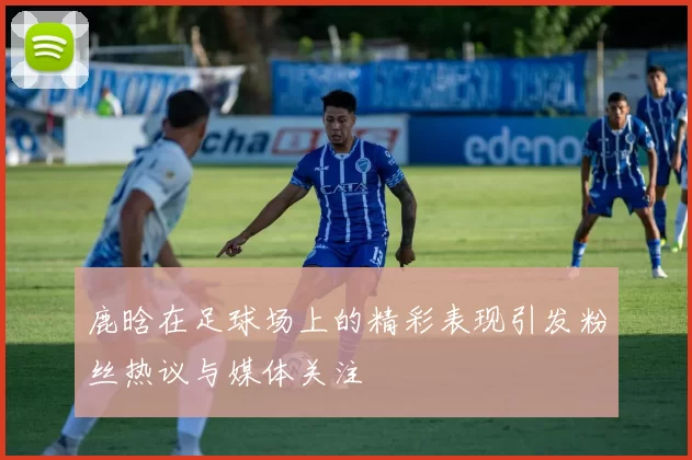 鹿晗在足球场上的精彩表现引发粉丝热议与媒体关注